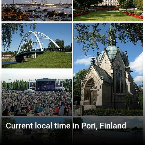 Current local time in Pori, Finland