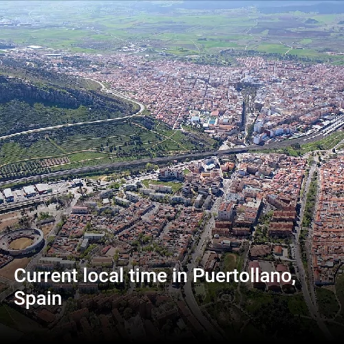 Current local time in Puertollano, Spain