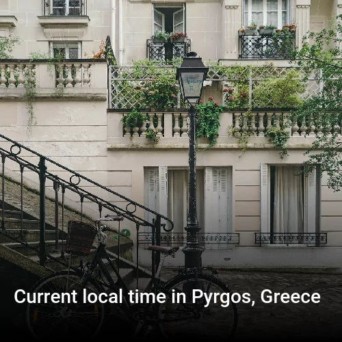 Current local time in Pyrgos, Greece