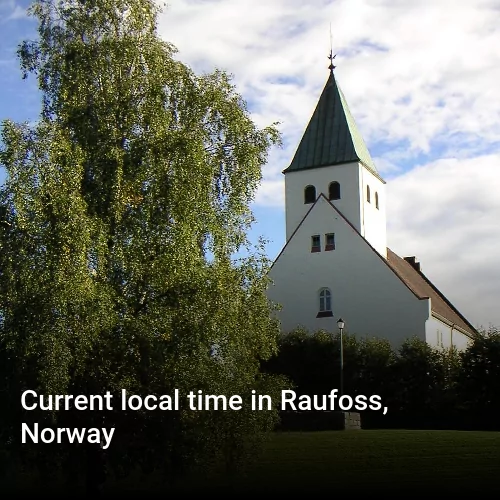 Current local time in Raufoss, Norway