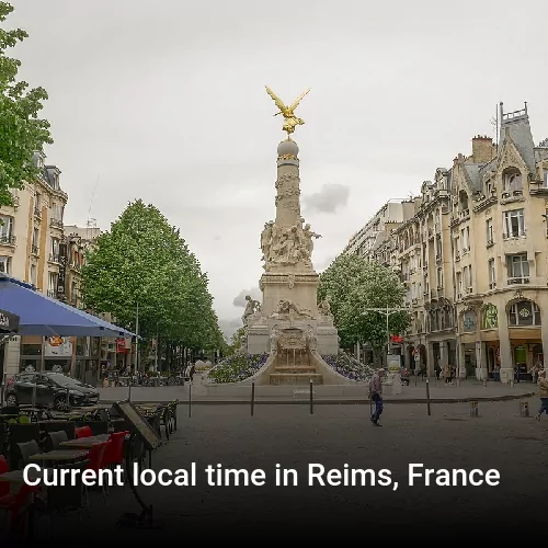 Current local time in Reims, France