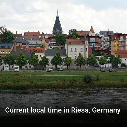 Current local time in Riesa, Germany