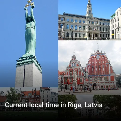 Current local time in Riga, Latvia