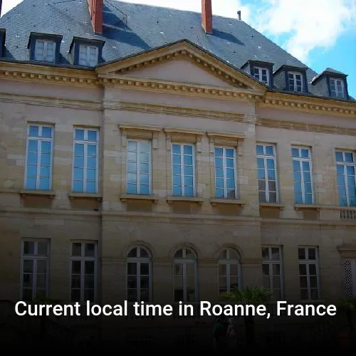 Current local time in Roanne, France