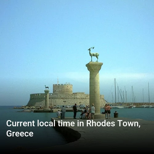 Current local time in Rhodes Town, Greece