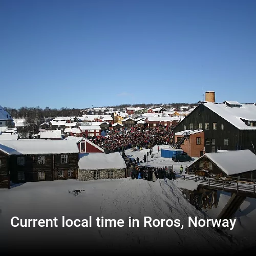 Current local time in Roros, Norway