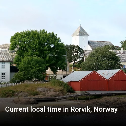 Current local time in Rorvik, Norway