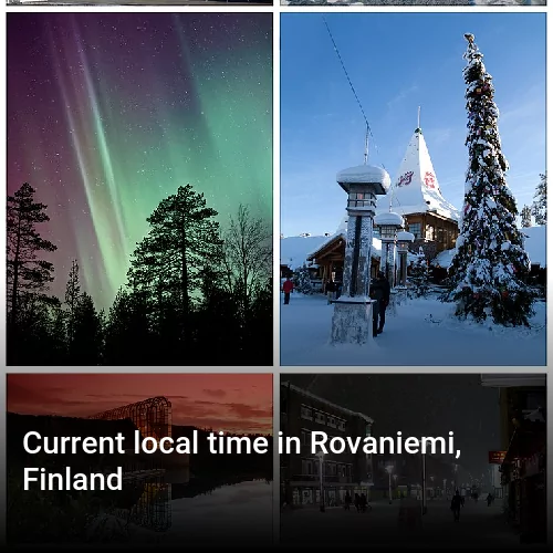 Current local time in Rovaniemi, Finland