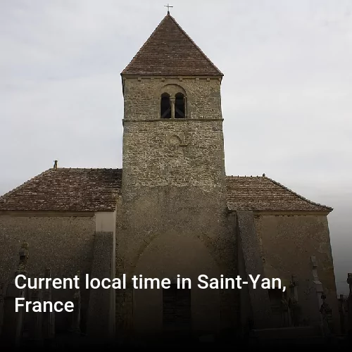 Current local time in Saint-Yan, France