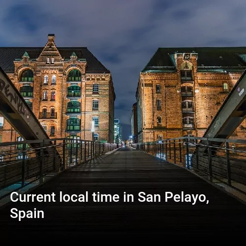 Current local time in San Pelayo, Spain