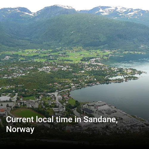 Current local time in Sandane, Norway