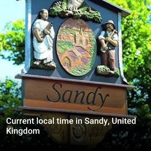 Current local time in Sandy, United Kingdom