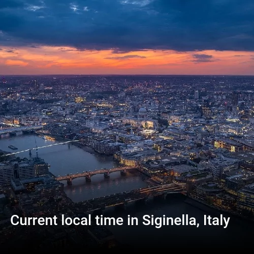 Current local time in Siginella, Italy