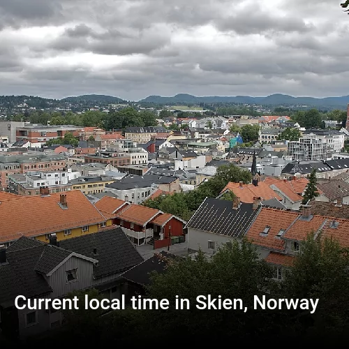 Current local time in Skien, Norway