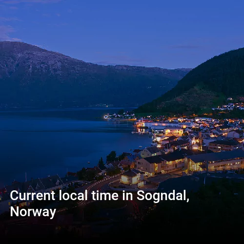 Current local time in Sogndal, Norway