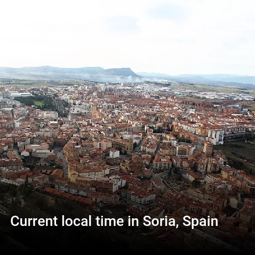 Current local time in Soria, Spain