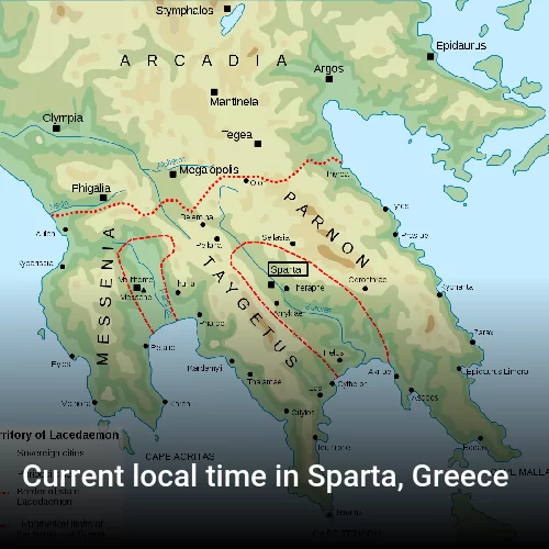 Current local time in Sparta, Greece