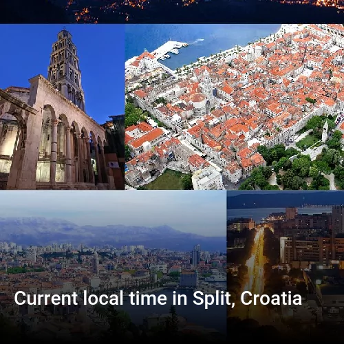 Current local time in Split, Croatia