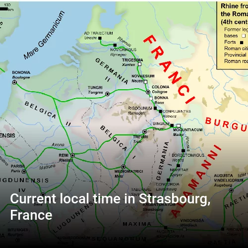 Current local time in Strasbourg, France