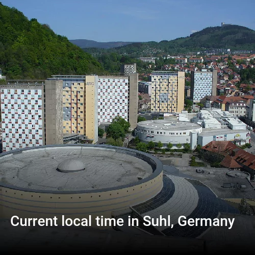 Current local time in Suhl, Germany
