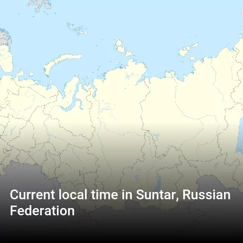 Current local time in Suntar, Russian Federation