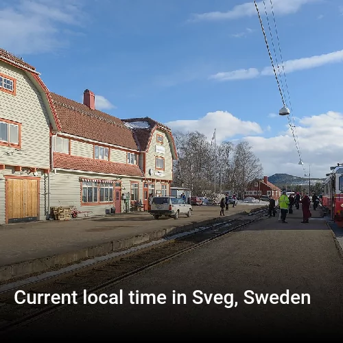 Current local time in Sveg, Sweden