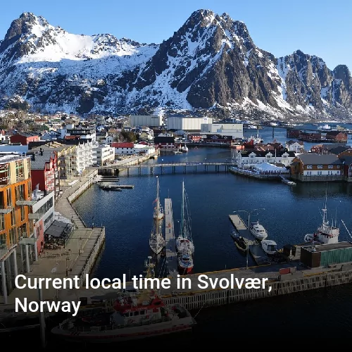 Current local time in Svolvær, Norway