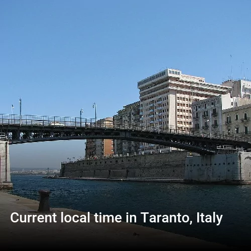 Current local time in Taranto, Italy