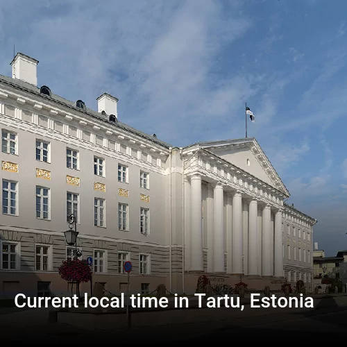 Current local time in Tartu, Estonia