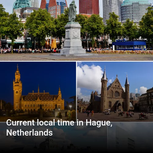 Current local time in Hague, Netherlands
