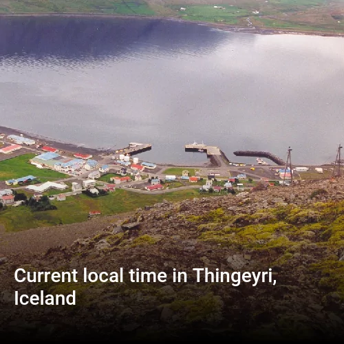 Current local time in Thingeyri, Iceland