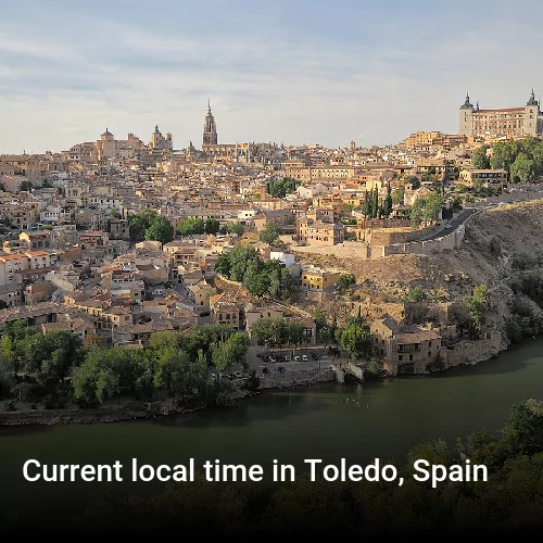 Current local time in Toledo, Spain