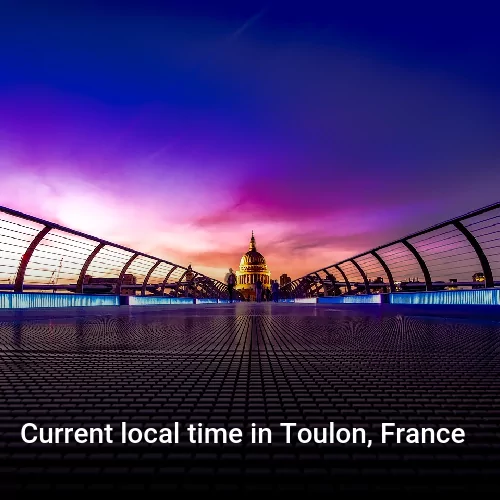 Current local time in Toulon, France