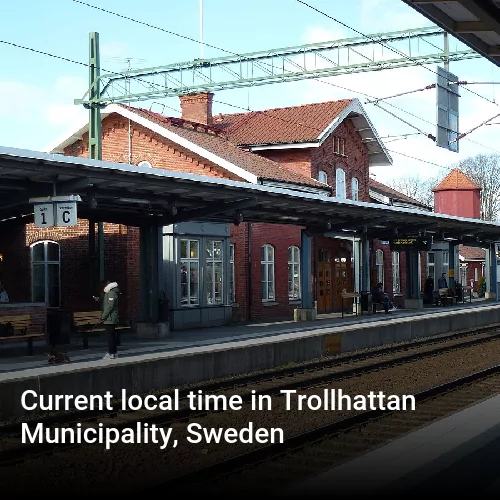 Current local time in Trollhattan Municipality, Sweden