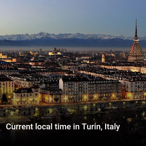 Current local time in Turin, Italy
