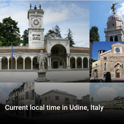Current local time in Udine, Italy