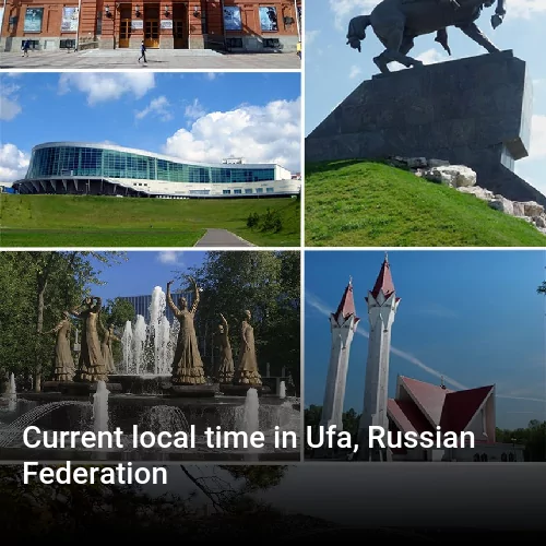 Current local time in Ufa, Russian Federation
