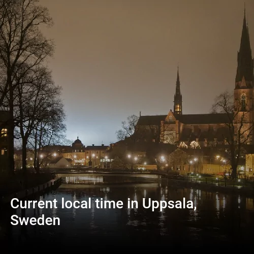 Current local time in Uppsala, Sweden