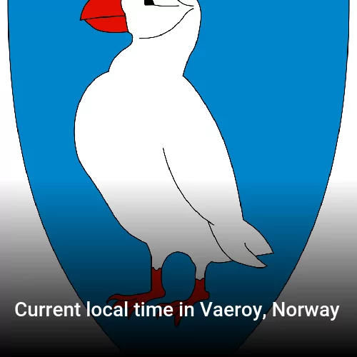 Current local time in Vaeroy, Norway