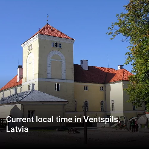 Current local time in Ventspils, Latvia