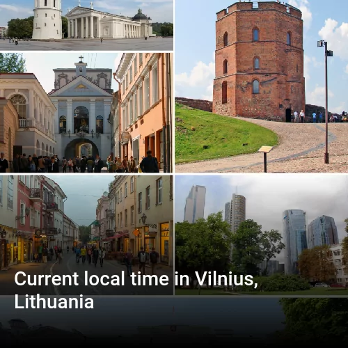 Current local time in Vilnius, Lithuania