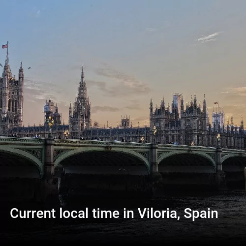 Current local time in Viloria, Spain