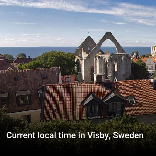 Current local time in Visby, Sweden