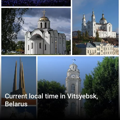 Current local time in Vitsyebsk, Belarus