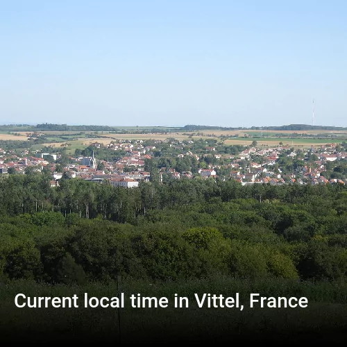 Current local time in Vittel, France