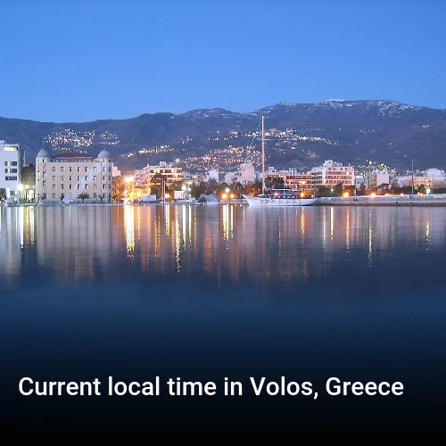 Current local time in Volos, Greece
