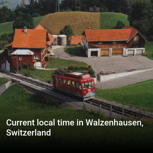 Current local time in Walzenhausen, Switzerland