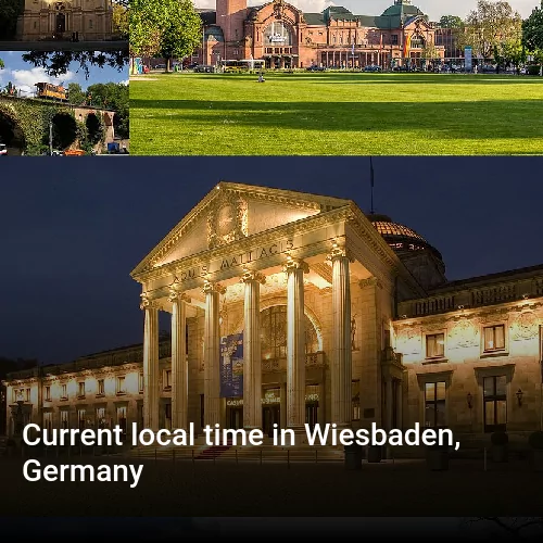 Current local time in Wiesbaden, Germany
