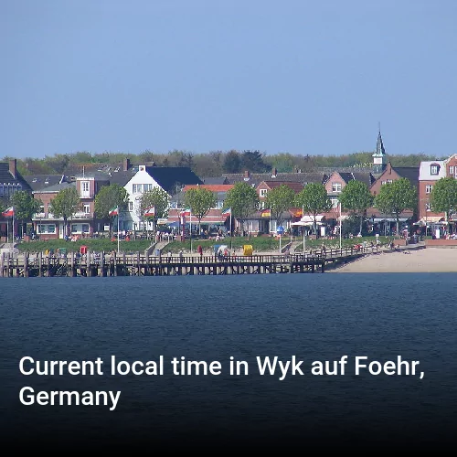 Current local time in Wyk auf Foehr, Germany