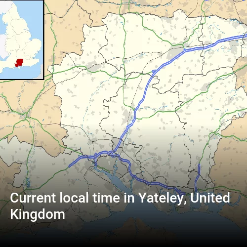 Current local time in Yateley, United Kingdom